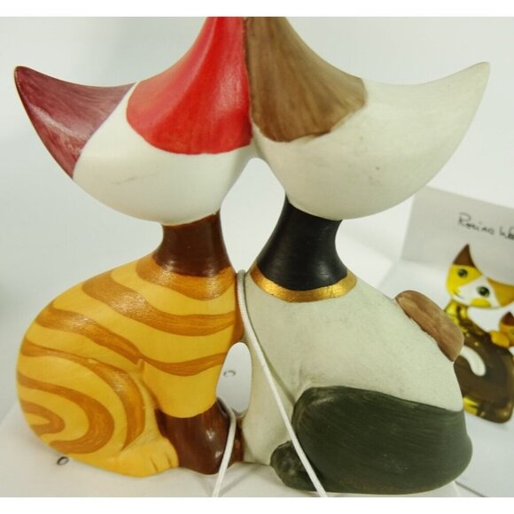 Gloria and Alberto Cat Figurine Goebel Rosine Wachtmeister Original Box - Picture 4 of 7